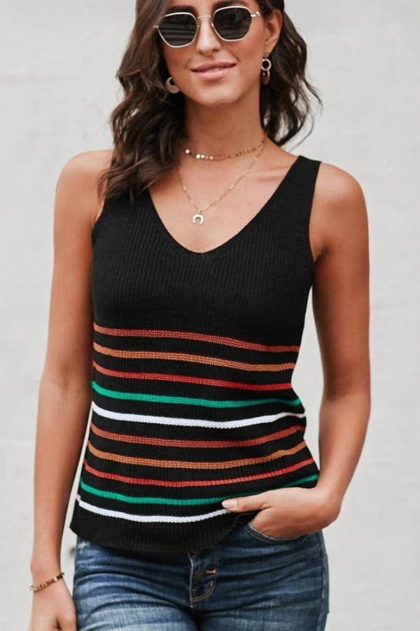 80s Striped Tank