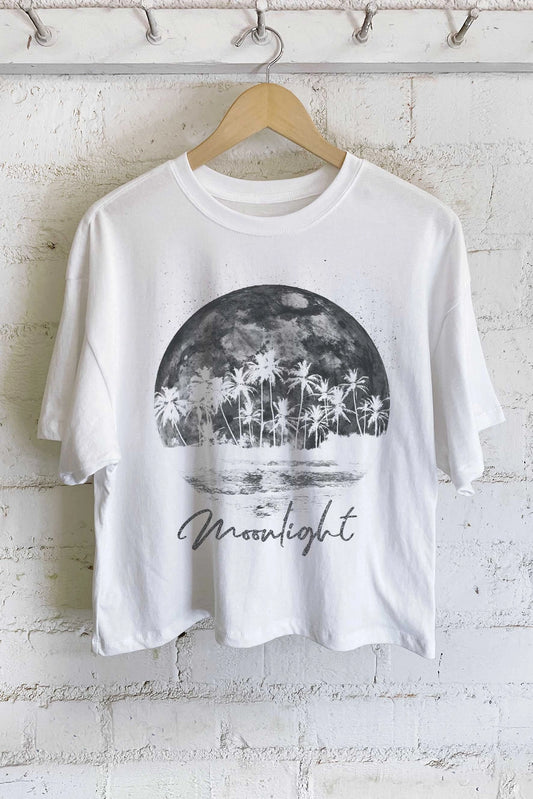 Moonlight Palm Tee