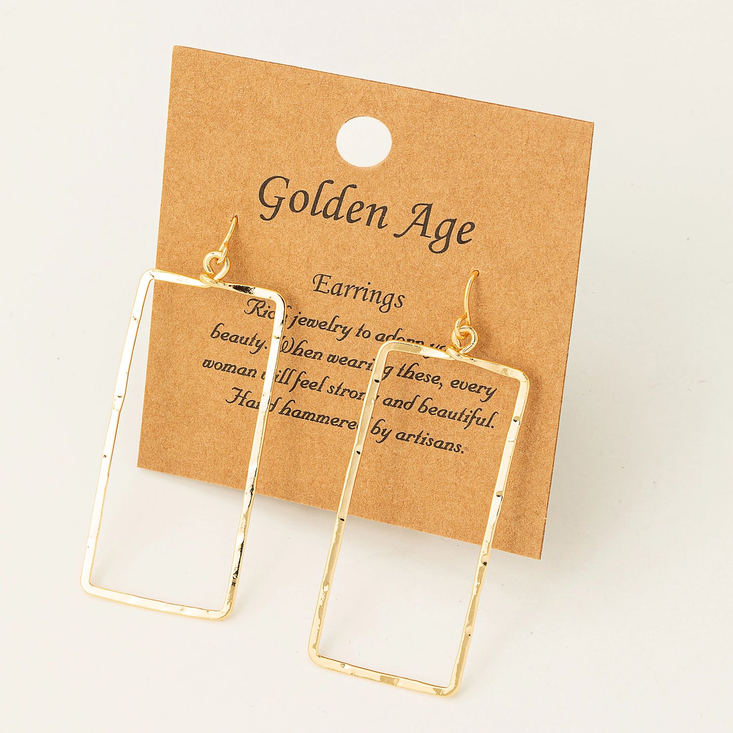 Rectangle Drop Earrings